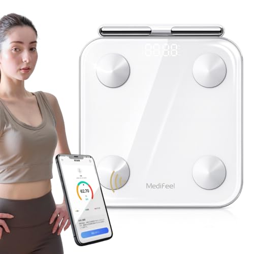 【未使用】MediFeel 体組成計 CF650BLE 56項目で全身徹底解析】筋肉・脂肪・水分を測定し理想のボディ